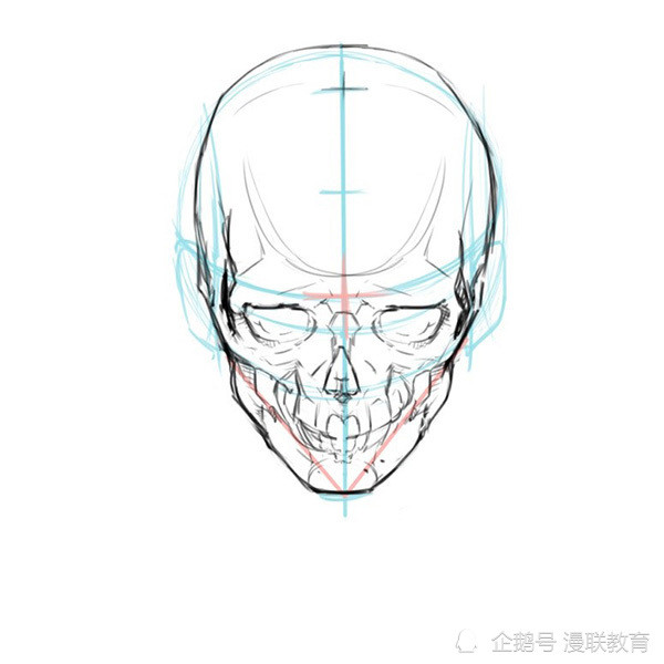 如何繪製仰視和俯視的臉對結構的理解很重要