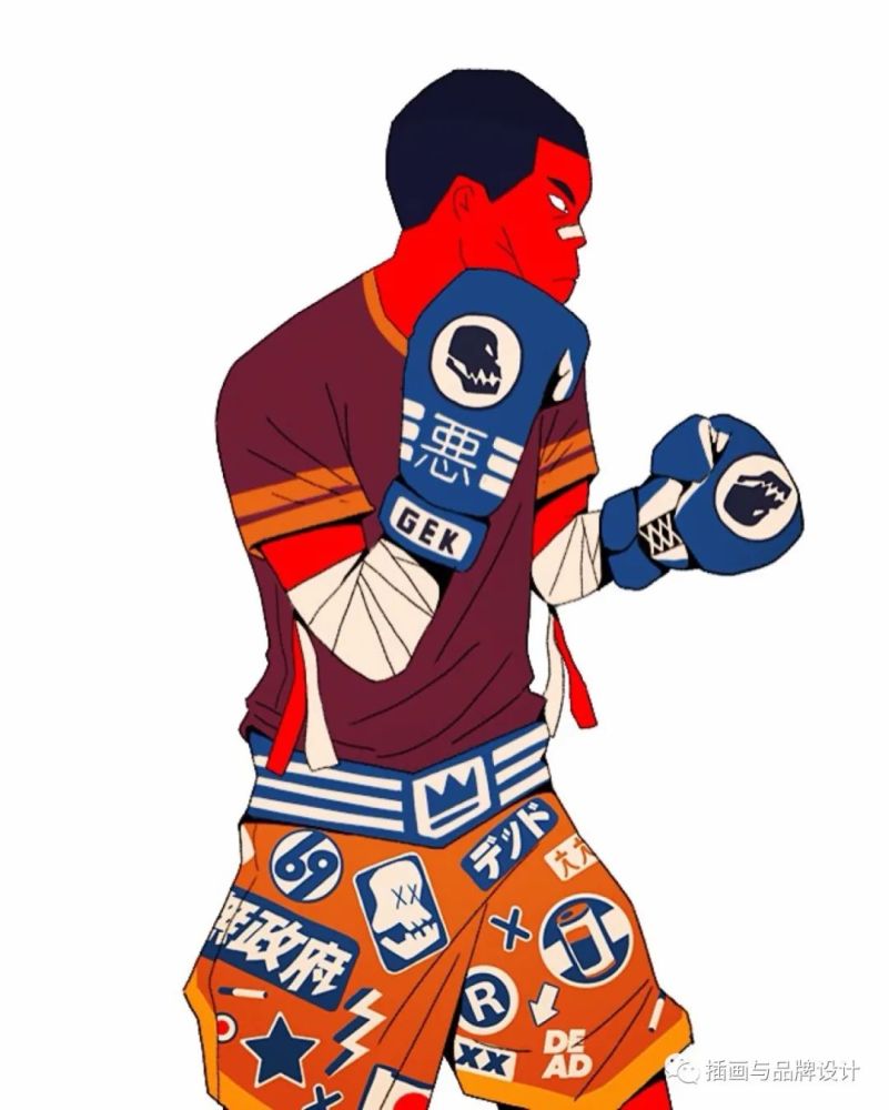 复古个性的街头涂鸦风传统与现代的日系元素结合真是又潮又酷