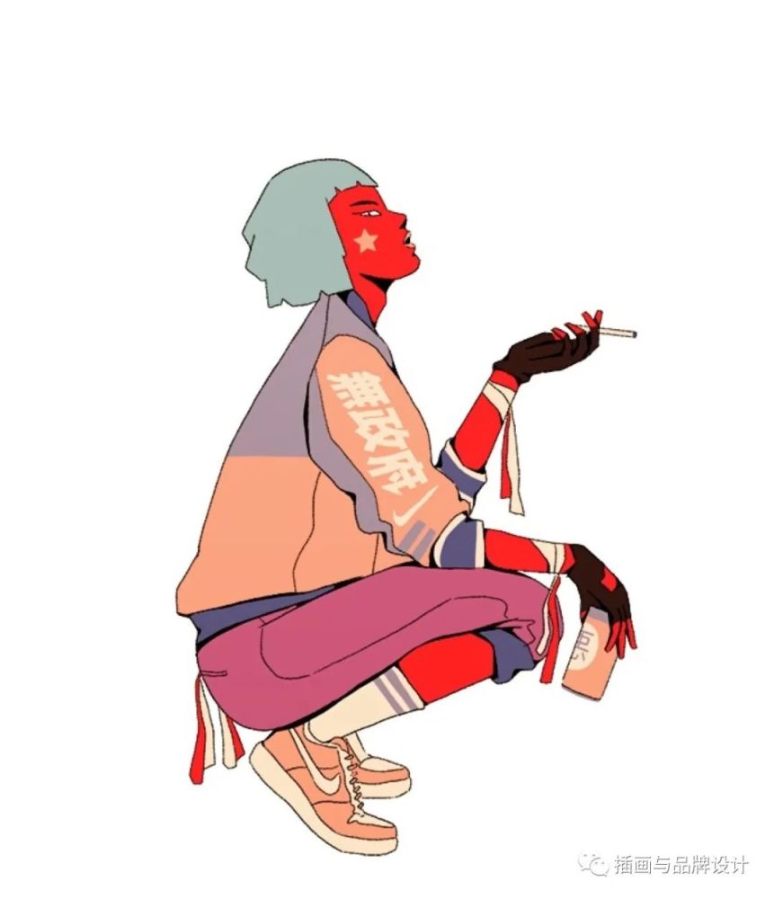 复古个性的街头涂鸦风传统与现代的日系元素结合真是又潮又酷