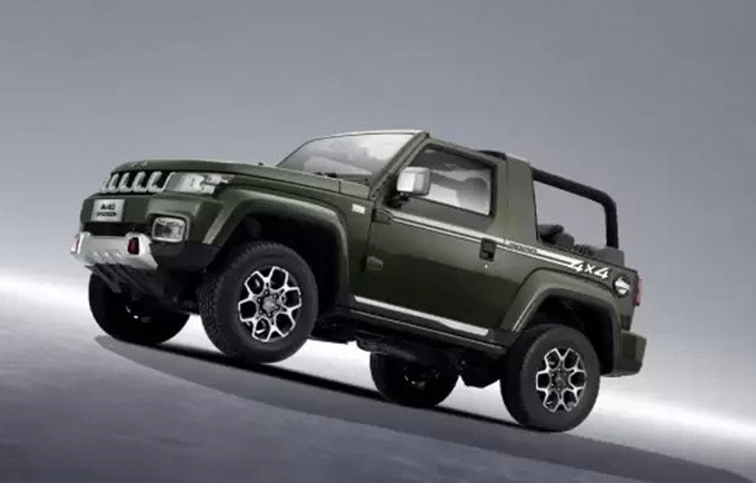 北京bj40|国产版“牧马人”推新车型，配可拆卸车顶，搭2.0T＋8AT