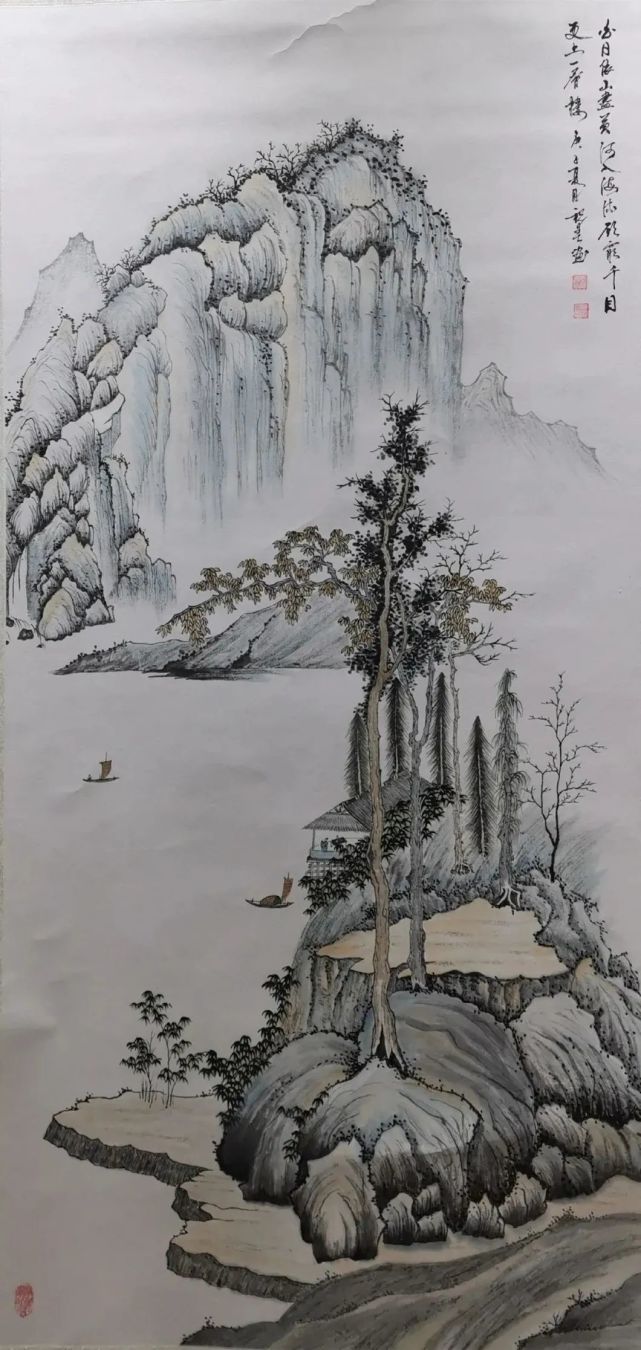 西青区精武镇翰墨丹青绘小康主题网络书画展