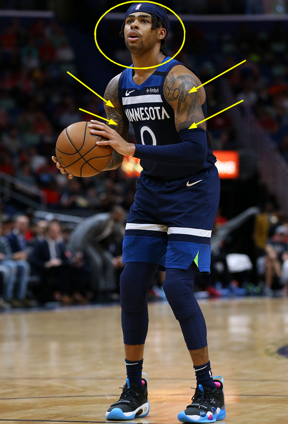 有种巨变叫拉塞尔,训练穿科比鞋韦德衣,同框肌肉超黑带队长!