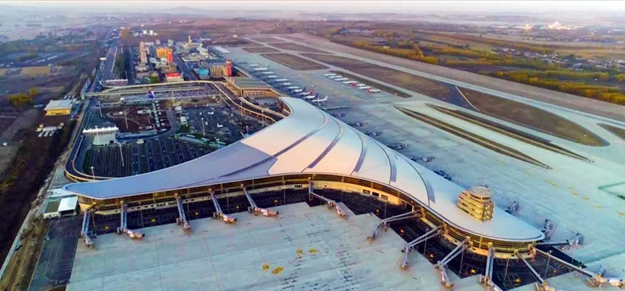 九台区因为机场的存在,交通优势十分明显.