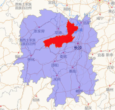 益阳市各区县城区面积排名,沅江,资阳相差无几,知道谁排最后吗