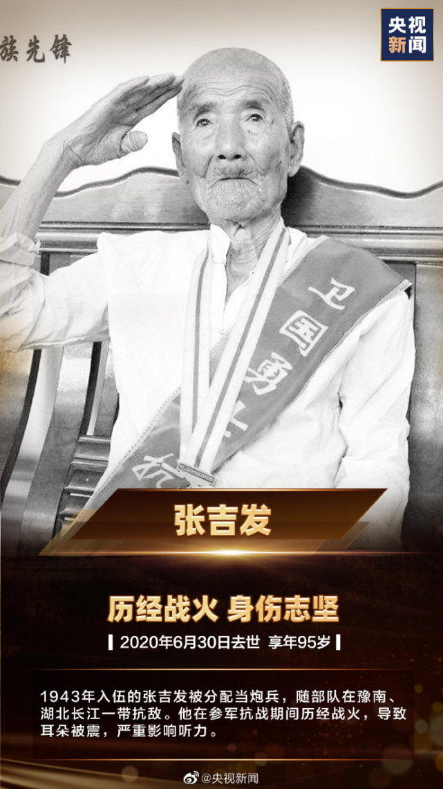 缅怀2020年辞世的抗战老兵