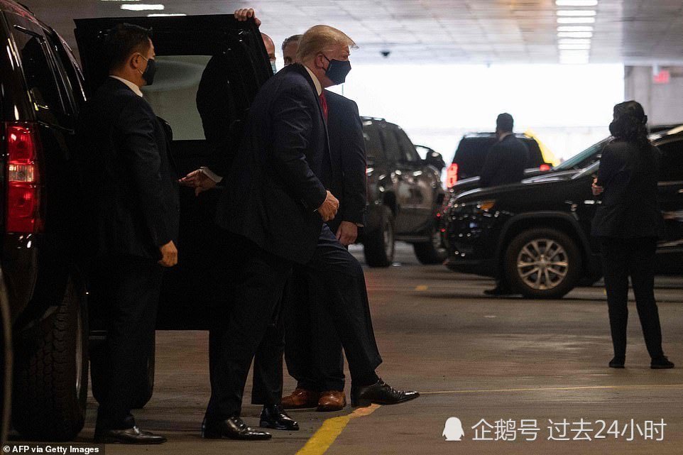 罗伯特·特朗普|特朗普前往医院看望生病弟弟，这次戴了口罩