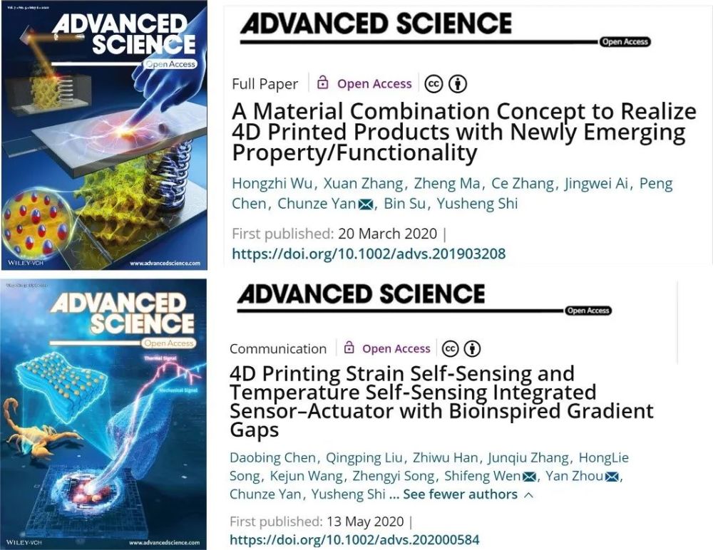 结构易仿 制造不易 科学更难 史玉升教授团队的4d打印研究进展 腾讯新闻