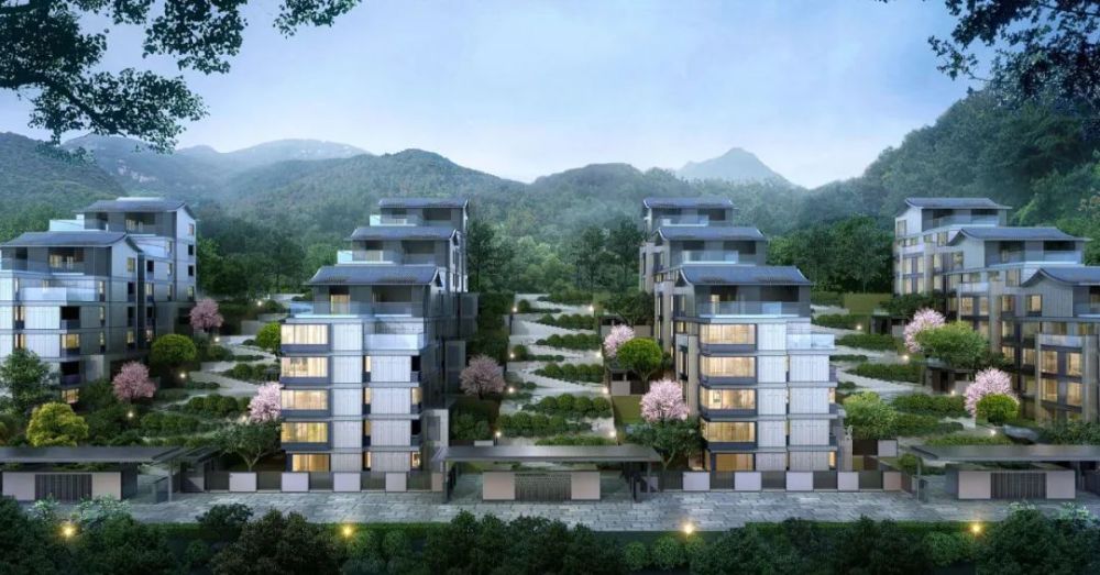 山地叠墅果然震撼层层退台14米超大面宽户户独立电梯的设计