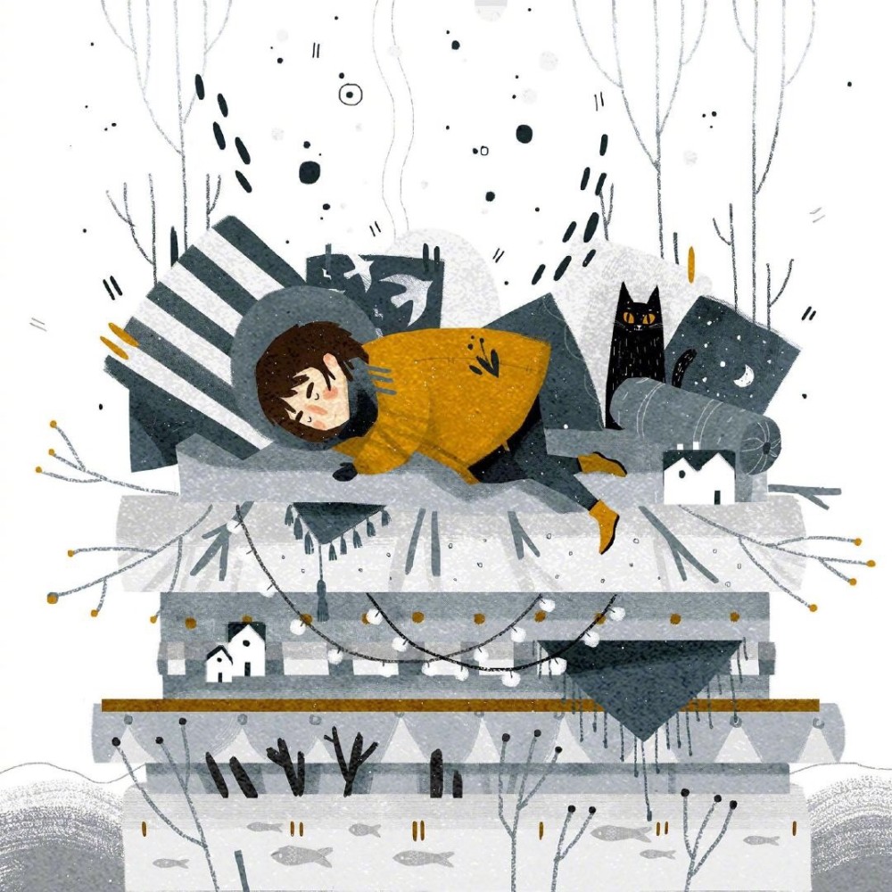 插画师anastasiasuvorova笔下的一组作品