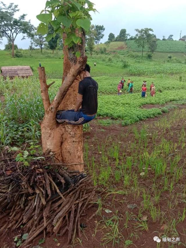 缅甸贵慨小村庄,一名男子上吊身亡!死前和家人有以下对话