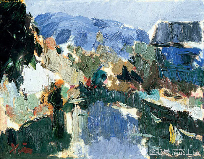 谌北新|色不碍墨、色不碍笔——著名油画家谌北新风景油画作品欣赏
