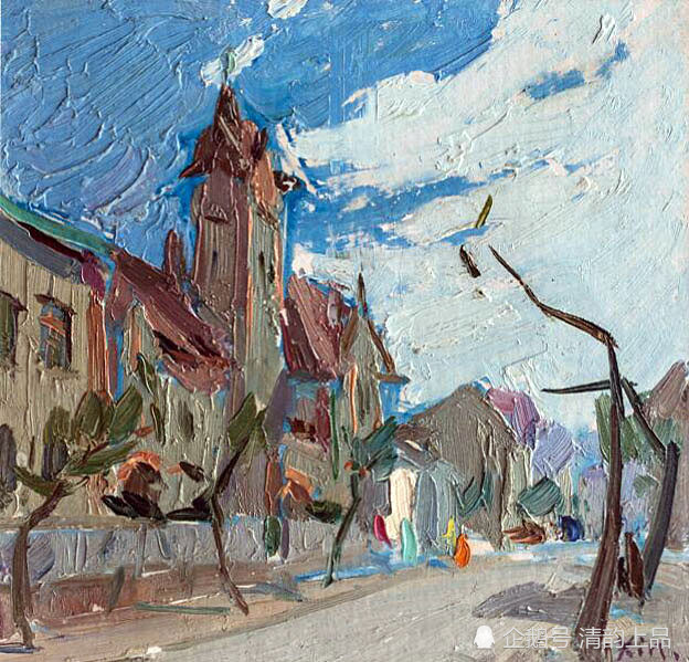 谌北新|色不碍墨、色不碍笔——著名油画家谌北新风景油画作品欣赏