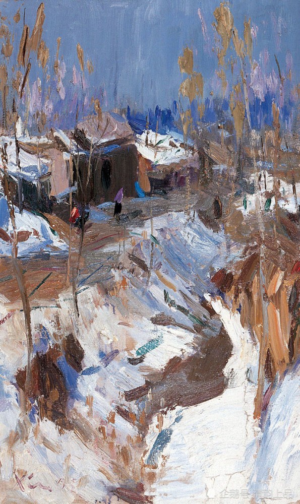 谌北新|色不碍墨、色不碍笔——著名油画家谌北新风景油画作品欣赏