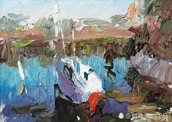 谌北新|色不碍墨、色不碍笔——著名油画家谌北新风景油画作品欣赏