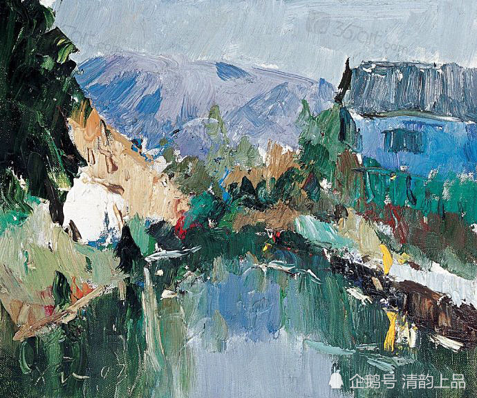 谌北新|色不碍墨、色不碍笔——著名油画家谌北新风景油画作品欣赏