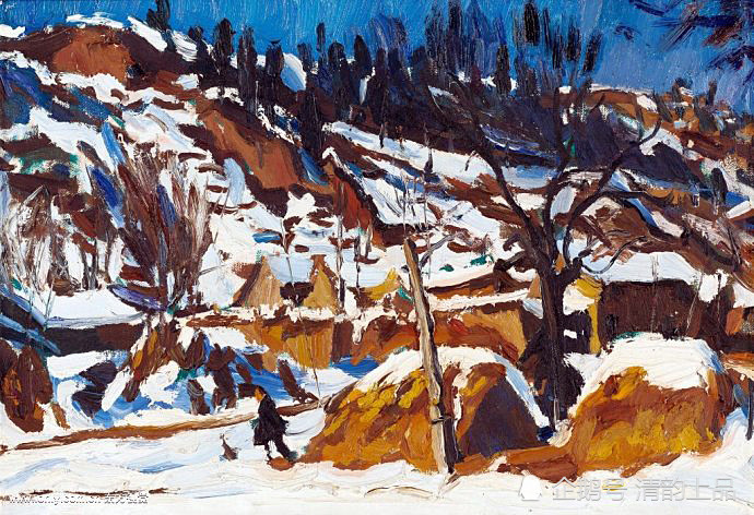 谌北新|色不碍墨、色不碍笔——著名油画家谌北新风景油画作品欣赏