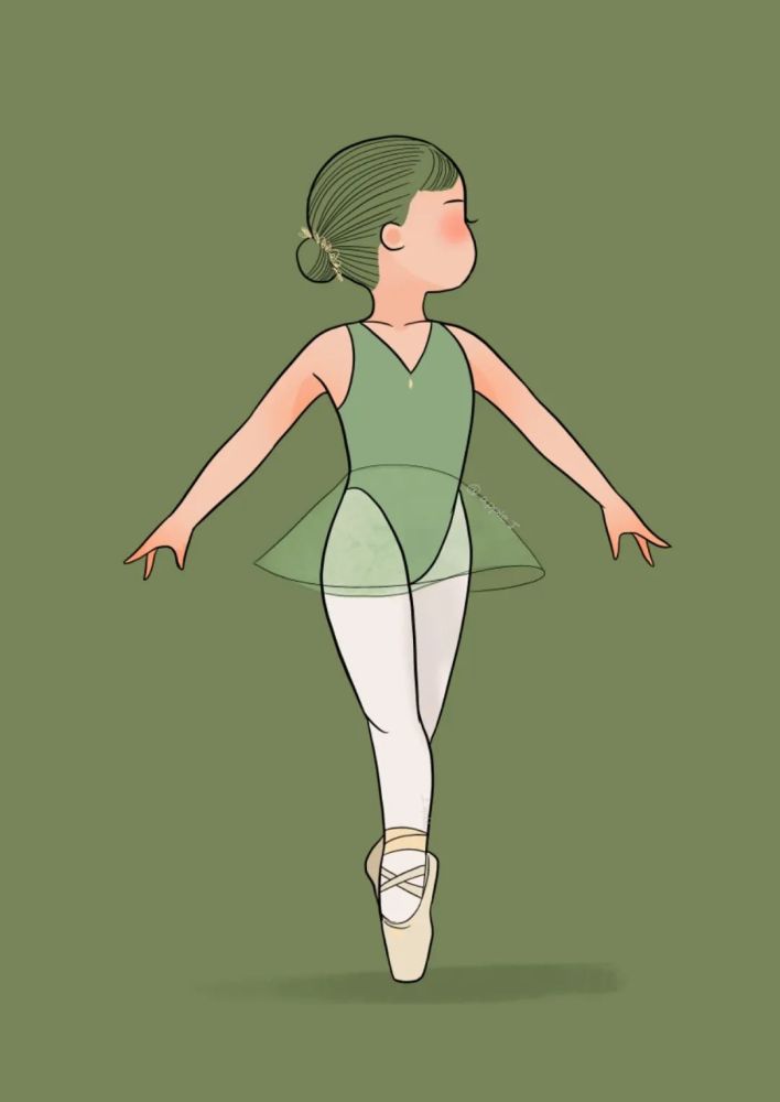 每天学一幅简笔画-跳舞小肉肉!超级可爱软萌!