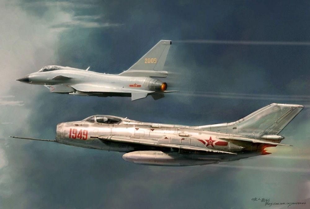 在那次拦截作战中,我空七军第9师派出了4架歼-6战斗机,轮番进攻,仅用