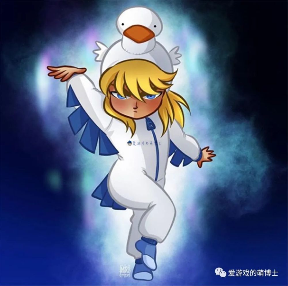 冰河的头盔有点搞笑,画师创作幼稚园风格的《圣斗士星矢》角色