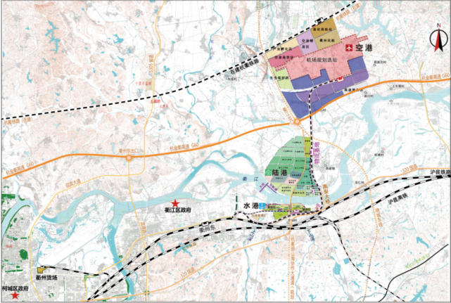 一,拓格局,打造"空港新城",衢江大花园建设的发展空间更大.