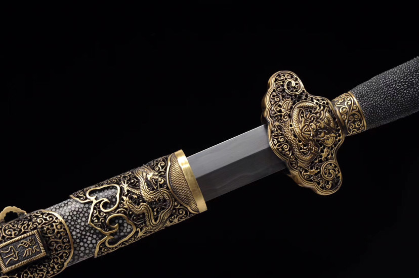 手工作-清龙泉剑,大清王朝宝剑典型代表作