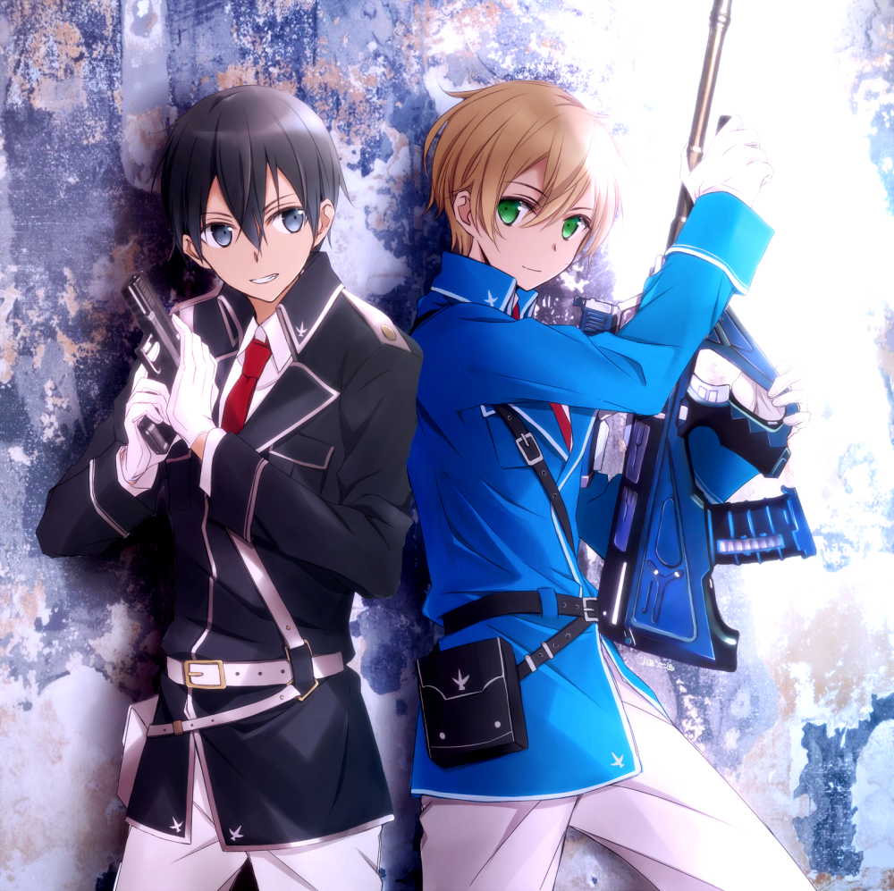 二次元美图刀剑神域黑衣即为剑客