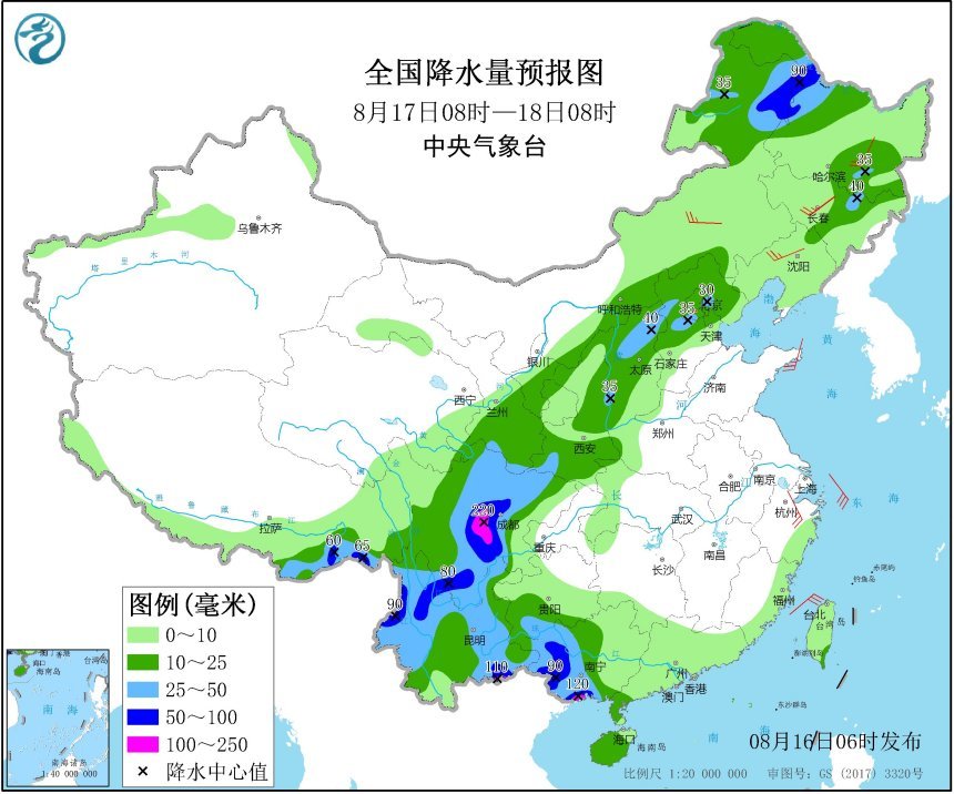 大到暴雨|97W上升到20KT，我国9省局地有大到暴雨，“洒水车”停不下来了