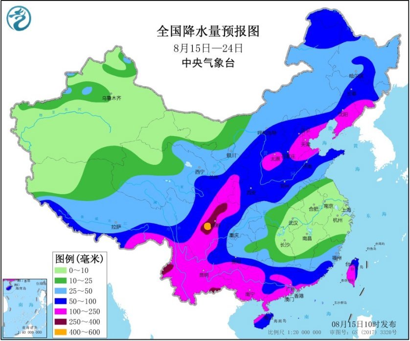 大到暴雨|97W上升到20KT，我国9省局地有大到暴雨，“洒水车”停不下来了