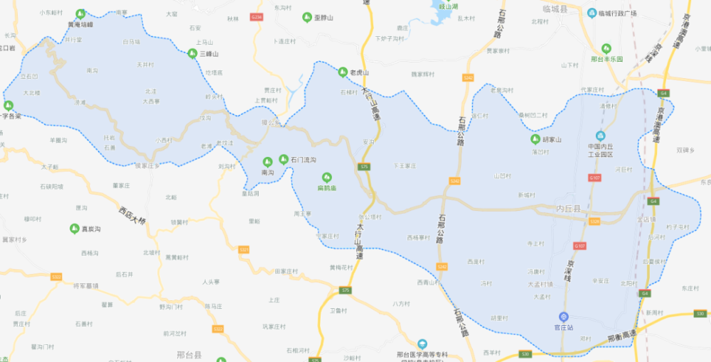 河北邢台市内丘县地图图片