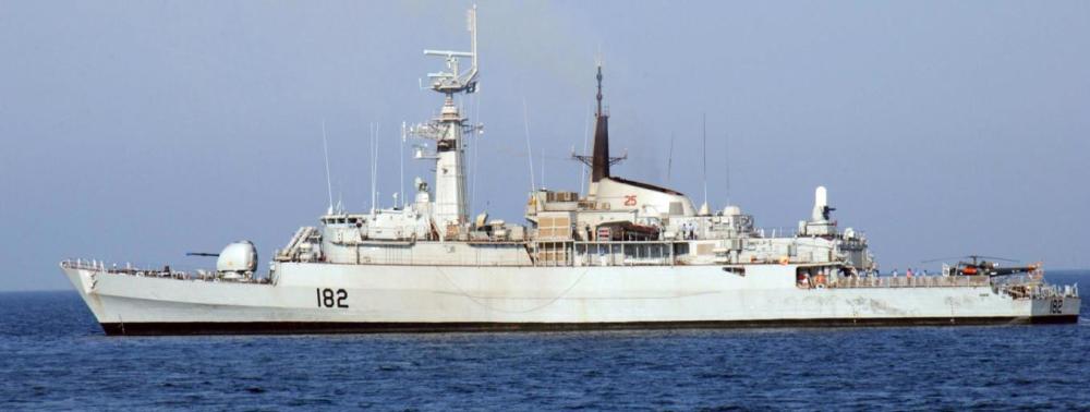 进行现代化升级前的巴基斯坦海军21型护卫舰"巴布尔"号巴基斯坦在21型