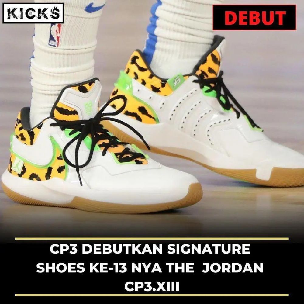 保罗第13代签名鞋实物曝光!保罗亲自上脚比赛实战!