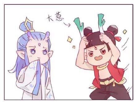 敖丙哪吒头上的大葱好可爱