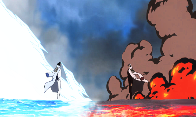 海贼王 白胡子都没能打伤赤犬 为何青雉能将他重伤到那种程度 青雉 赤犬 白胡子 庞克哈萨德 大将 顶上战争