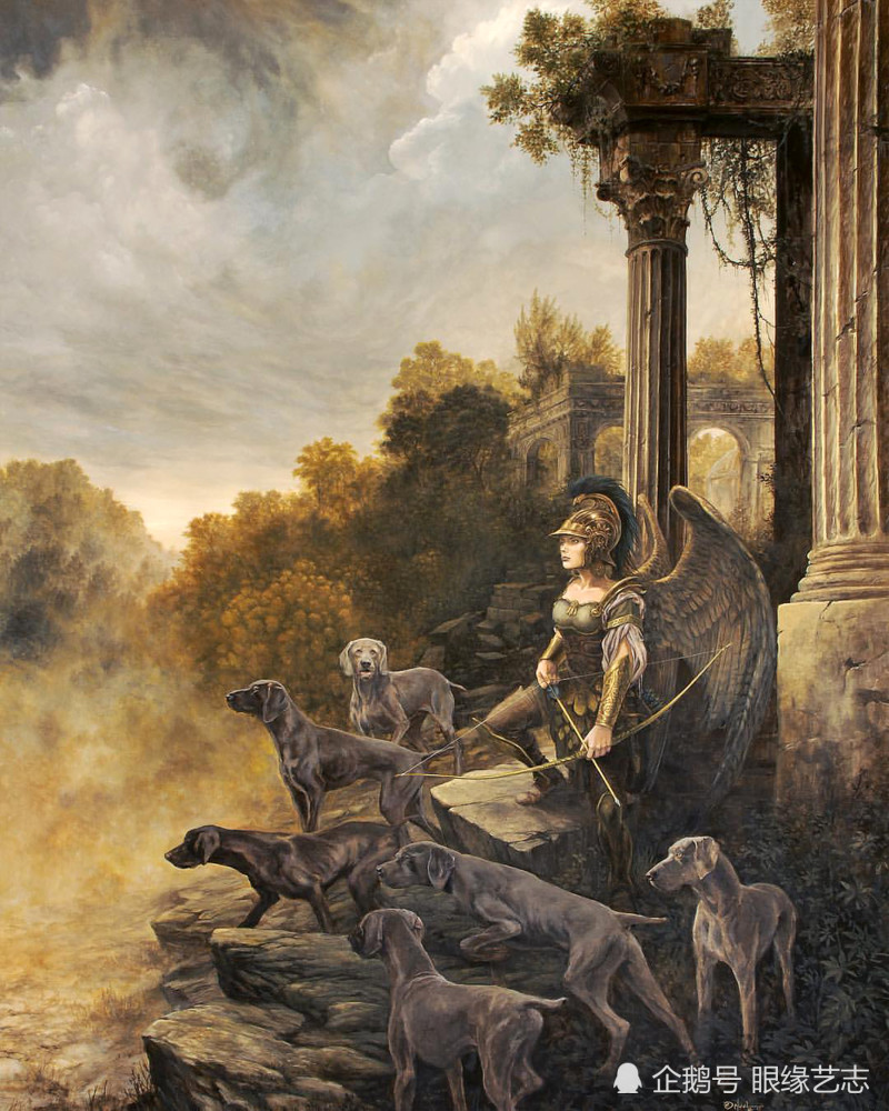 油画中的游戏世界:中世纪的吟游者,史诗般的游戏场景设计