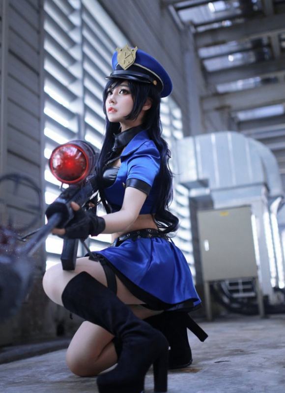 lol上单高血量压线爆破流～皮城女警