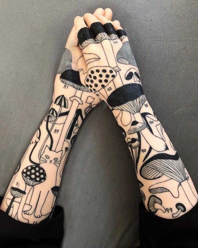 纹身|日本女孩6岁入行，是全世界最小纹身看完我却只想拥有同款爸爸！