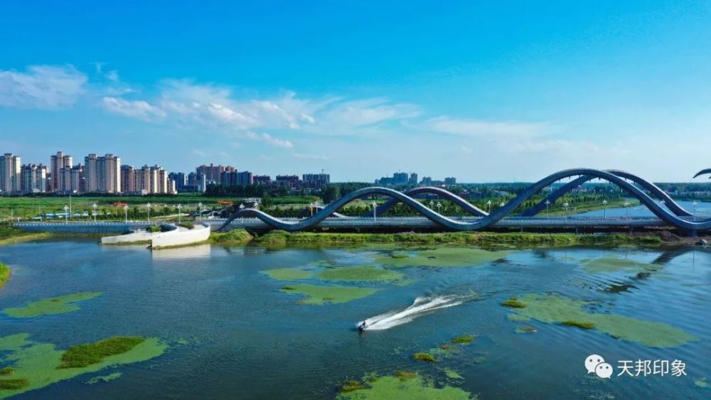 赏图凤凰桥畔生机盎然