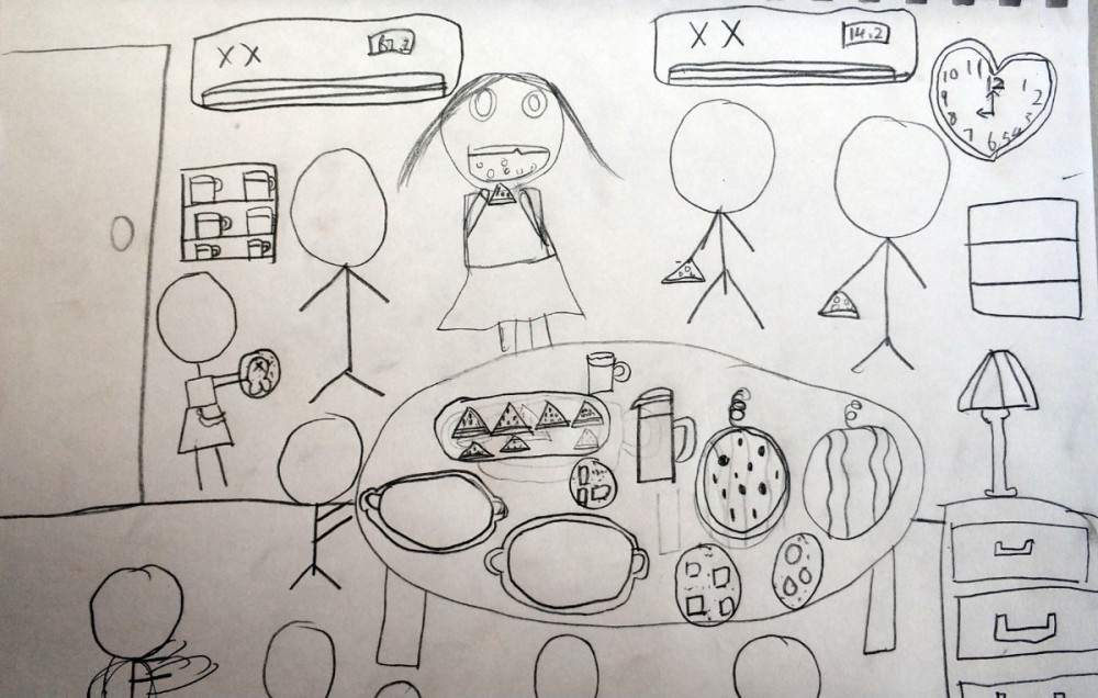 美术|少儿美术“会想”和“会画”哪个更重要？以“吃西瓜”为例