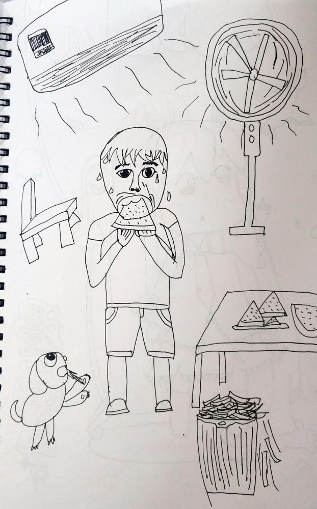 美术|少儿美术“会想”和“会画”哪个更重要？以“吃西瓜”为例