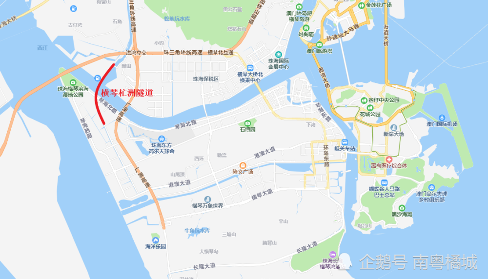 广东珠海再增一座隧道双向四车道设计速度60kmh总投资324亿