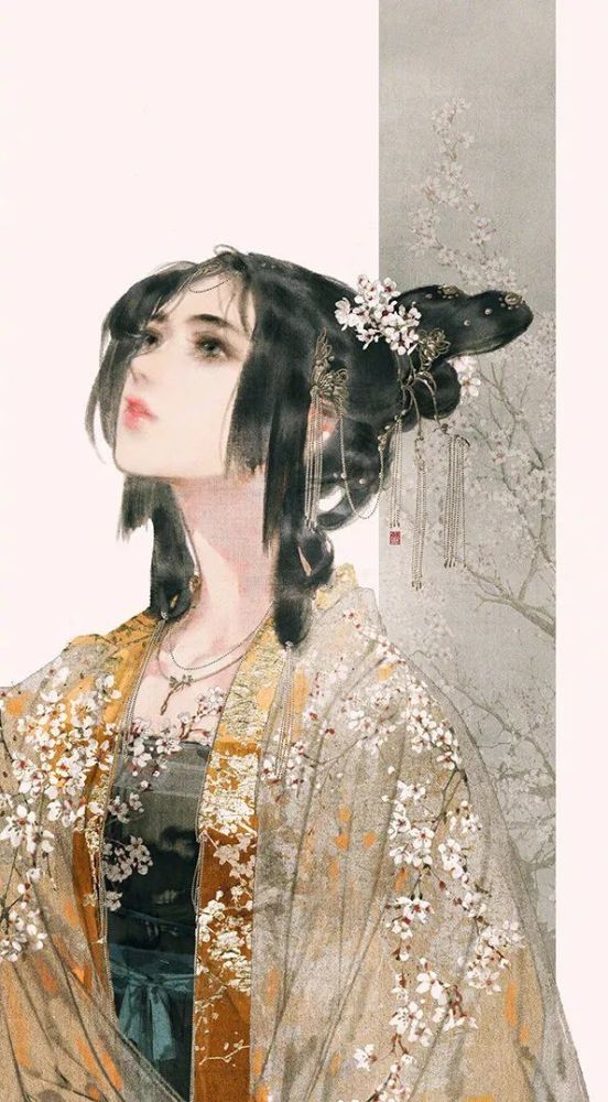 中国古典美女|【古风插画】中国古典美女图鉴欣赏