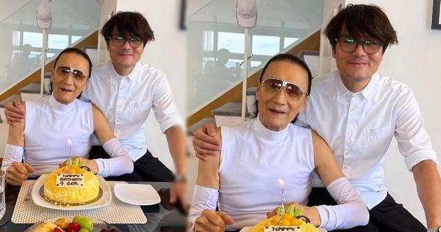 影帝林家棟為謝賢慶祝84歲生日影壇萬人迷四哥生日快樂