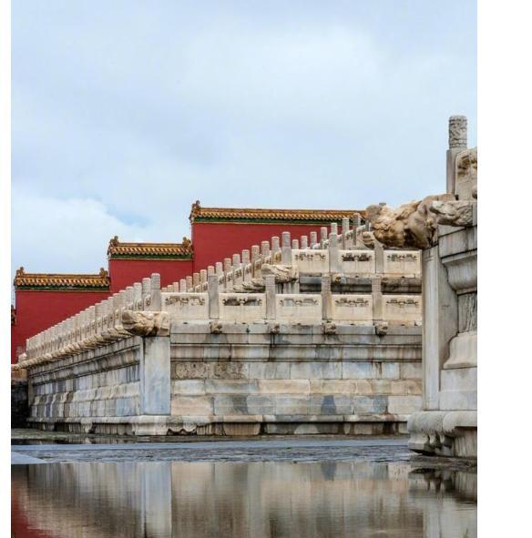 北京故宫|故宫雨后倒影，镜面相映成趣，网友直呼：美哉！