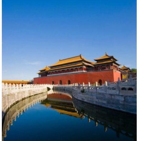 北京故宫|故宫雨后倒影，镜面相映成趣，网友直呼：美哉！