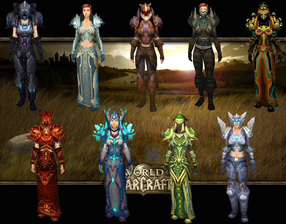 魔兽世界:9.0版本全职业t3套装幻化"点击就送",战士无畏套不再稀有