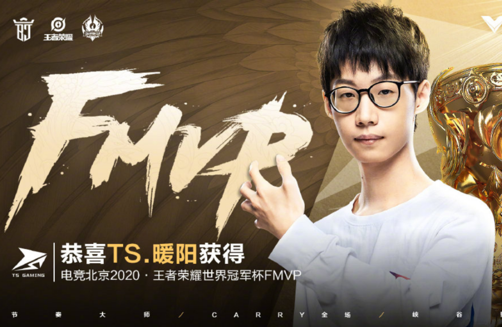 世冠ts三追四获取冠军暖阳获取最终fmvp守约痛失冠军皮肤