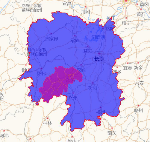 湖南邵陽市各區縣城區面積統計雙清區面積最大你家鄉排第幾呢