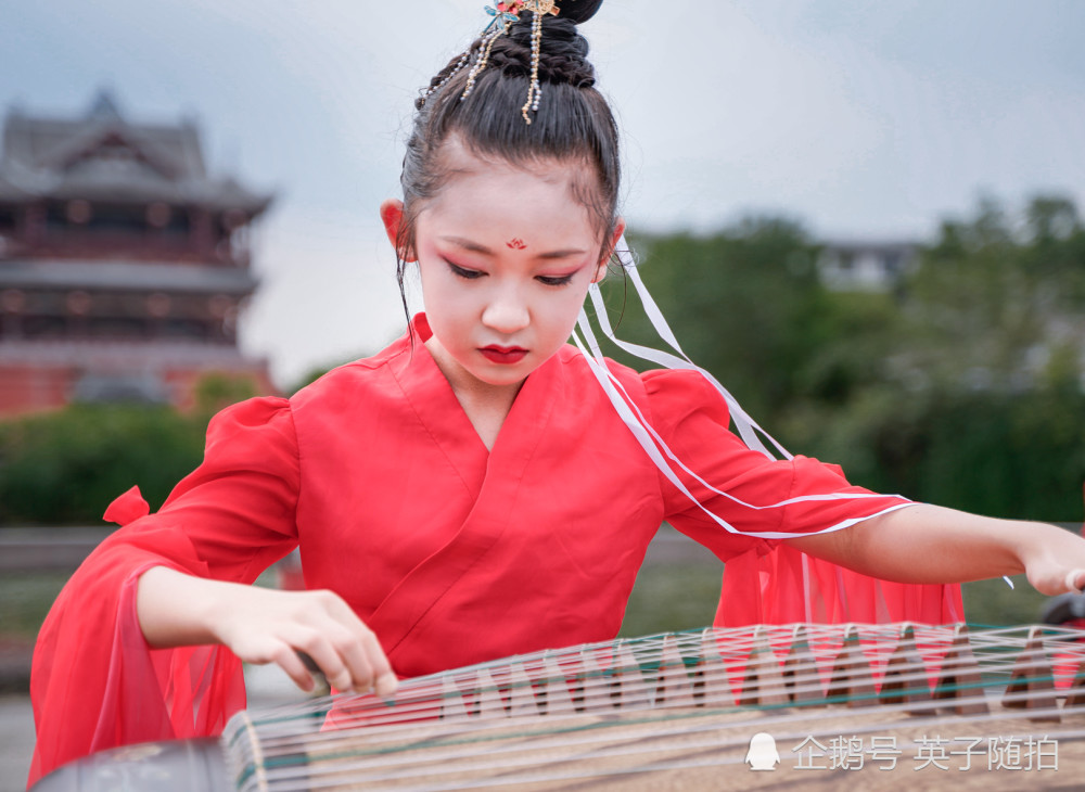 古筝演出化妆图片图片