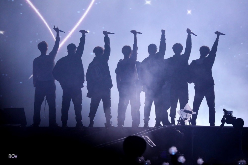 让人充满向往的防弹少年团背影