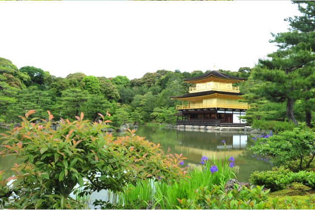 日本京都 金阁寺 银阁寺 京都三大名胜之一的金阁寺 建于1 金阁寺 银阁寺 日本 旅游 京都 二条城 张平安